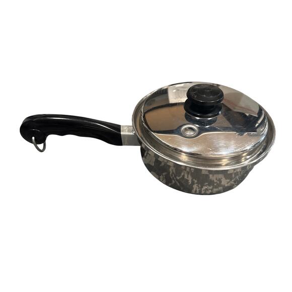 Small Saladmaster T304S Saucepan with Vented Lid Stainless Steel Pot Copokware - Picture 1 of 8